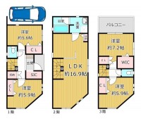 GNスタイル ★令和４年建築の築浅戸建４ＬＤＫ！
★周辺商業施設が充実しており生活に便利な立地です◎