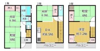 GNスタイル ★鉄骨造３階建て５ＤＫ
★周辺商業施設が充実しており生活に便利な立地です♪