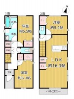 GNスタイル ★令和８年９月完成予定２ＳＬＤＫ
★カースペース２台可能♪（車種による）
★外からの視線が気にならない２階リビング！