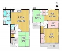 GNスタイル ★木造２階建て４ＳＬＤＫ！南向きのお家です♪
★近鉄大阪線「久宝寺口」駅まで徒歩１０分